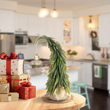 Load image into Gallery viewer, Decorative Curved Christmas tree and gift boxes on a kitchen counter