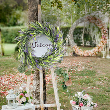 Load image into Gallery viewer, lavender wreath wedding outdoor decoration