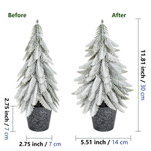 Load image into Gallery viewer, christmas tree potted small 11 inches