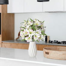 Load image into Gallery viewer, Amaryllis Artificial Flowers Ivory Full Bouquet