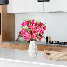 Load image into Gallery viewer, Amaryllis Artificial Flowers Pink Violet DIY Floral Composition