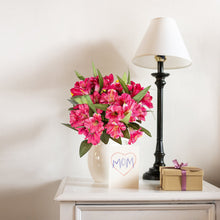 Load image into Gallery viewer, Amaryllis Artificial Flowers Pink Violet Gift Mom