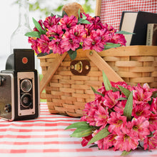Load image into Gallery viewer, Amaryllis Artificial Flowers Pink Violet Silk Petals