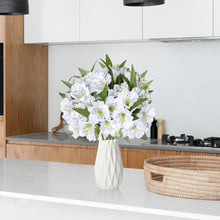 Load image into Gallery viewer, Amaryllis Artificial Flowers White Kitchen Décor