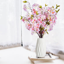 Load image into Gallery viewer, Artificial Apple Blossom Pink Flower Arrangement