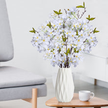 Load image into Gallery viewer, Artificial Apple Blossom White Faux Flowers Bouquet
