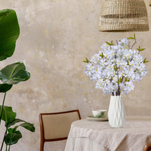 Load image into Gallery viewer, Artificial Apple Blossom White Flowers Bouquet Tabletop Decoration