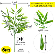 Load image into Gallery viewer, Faux Bamboo Tree Branches 23 Inch Long Bulk