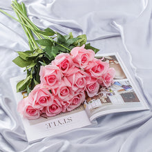 Load image into Gallery viewer, Pink Roses Real-Touch Bouquet