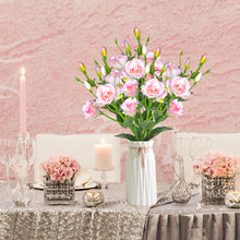 Load image into Gallery viewer, Pink Eustoma Artificial Flowers Wedding Decoration