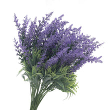 Load image into Gallery viewer, Artificial Lavender Flowers Real-Touch Plastic Bouquet