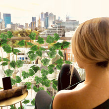 Load image into Gallery viewer, Silk Grapevines Balcony Privacy