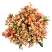 Load image into Gallery viewer, artificial red orange flowers 10 PCS bundle