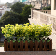 Load image into Gallery viewer, artificial yellow flower arrangement balcony décor