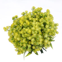 Load image into Gallery viewer, faux lemon yellow wildflower bouquet