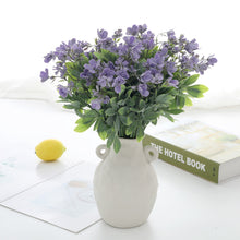 Load image into Gallery viewer, lilac-purple artificial flowers bouquet tabletop décor