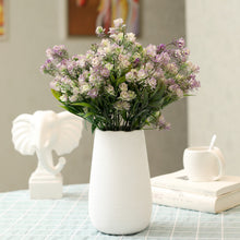 Load image into Gallery viewer, purple artificial wildflowers table décor