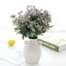 Load image into Gallery viewer, lilac purple faux real-touch flowers table centerpiece