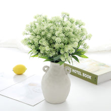 Load image into Gallery viewer, real-touch faux flowers green white bouquet