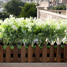 Load image into Gallery viewer, white ranunculus wild flowers potted arrangement DIY balcony décor