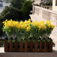 Load image into Gallery viewer, yellow artificial flowers balcony décor