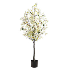 Load image into Gallery viewer, bougainvillea artificial tree white
