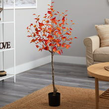 Load image into Gallery viewer, Fall Birch artificial tree room decor
