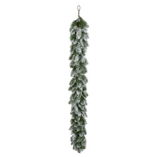Load image into Gallery viewer, Frosted artificial Christmas garland
