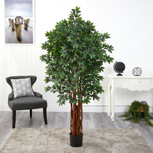 Load image into Gallery viewer, lychee artificial tree natural trunk 5.5 ft office decor
