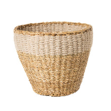 Load image into Gallery viewer, Handwoven Seagrass Planter large
