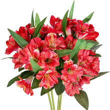 Load image into Gallery viewer, Amaryllis Artificial Flowers Red
