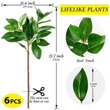 Load image into Gallery viewer, Artificial Banyan Fig Tree Branches 21 Inch Long Stem Bulk
