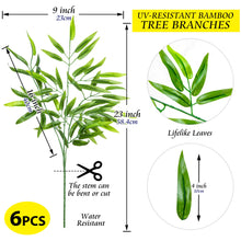 Load image into Gallery viewer, Faux Bamboo Tree Branches 23 Inch Long Bulk
