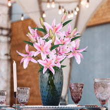 Load image into Gallery viewer, Lily Artificial Flowers Pink Real-Touch Silk Petals
