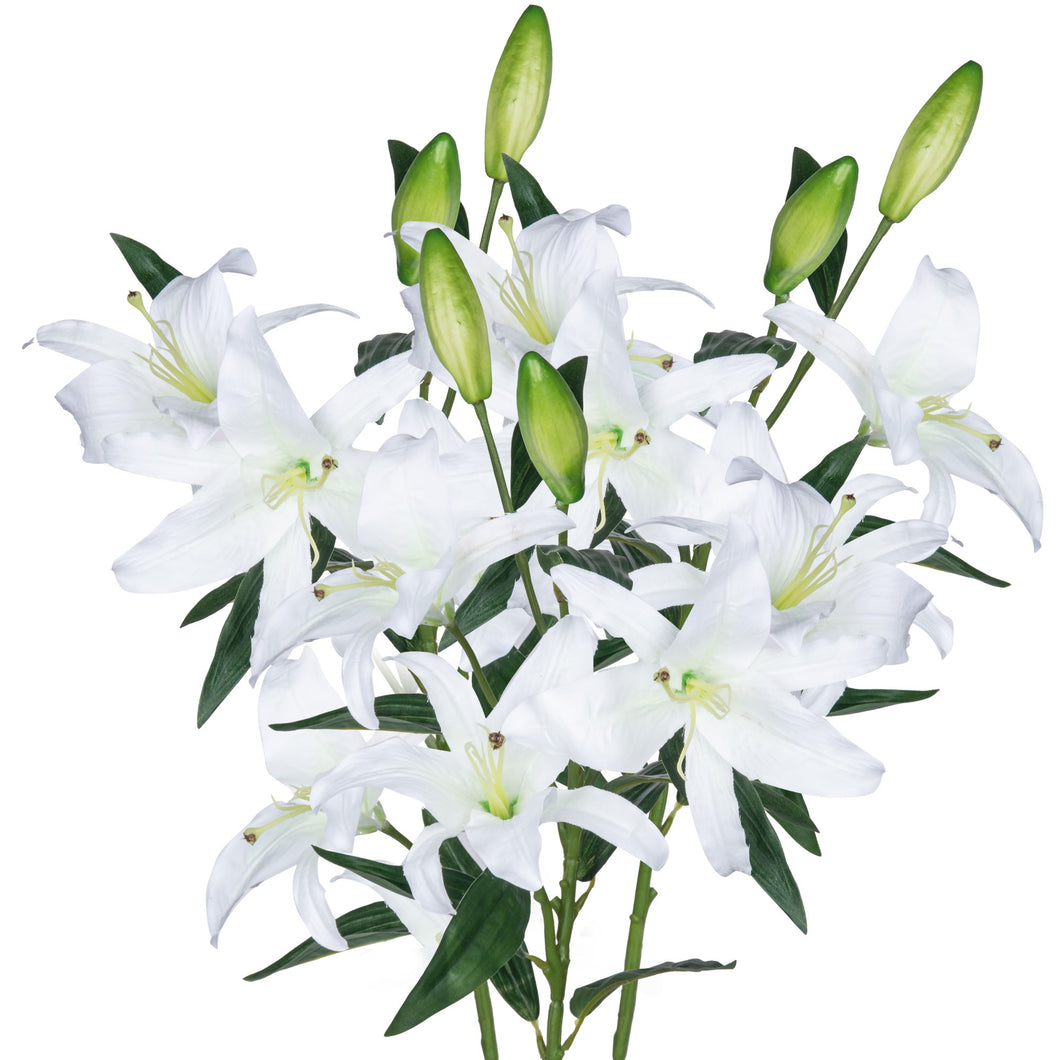 Lily Artificial Flowers White