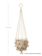 Load image into Gallery viewer, braided jute plant hanger 40 inches long
