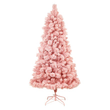 Load image into Gallery viewer, pink artificial Christmas tree with metal stand
