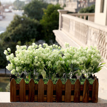 Load image into Gallery viewer, artificial wild flowers white DIY balcony décor
