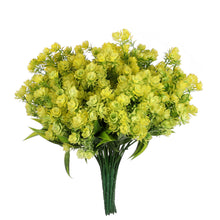 Load image into Gallery viewer, artificial lemon yellow wildflower bouquet
