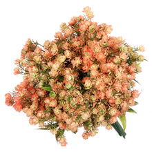 Load image into Gallery viewer, artificial red orange flowers 10 PCS bundle
