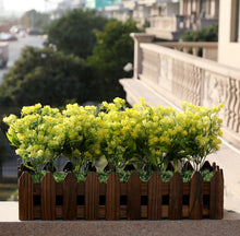 Load image into Gallery viewer, artificial yellow flower arrangement balcony décor 
