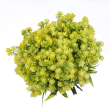 Load image into Gallery viewer, faux lemon yellow wildflower bouquet

