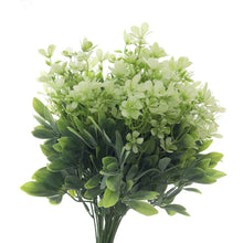 Load image into Gallery viewer, ivory green faux flowers wedding bouquet décor 
