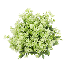 Load image into Gallery viewer, ivory-green faux flowers bouquet real-touch plastic 

