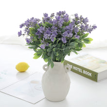 Load image into Gallery viewer, lilac-purple artificial flowers bouquet tabletop décor 
