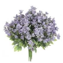 Load image into Gallery viewer, purple artificial flowers bouquet 
