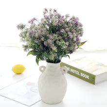Load image into Gallery viewer, lilac purple faux real-touch flowers table centerpiece
