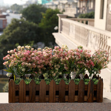 Load image into Gallery viewer, pink artificial flowers 10 PCS set balcony décor 
