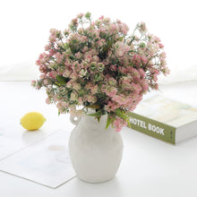 Load image into Gallery viewer, pink artificial flowers table centerpiece arrangement
