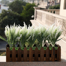 Load image into Gallery viewer, white lavender flowers balcony décor 
